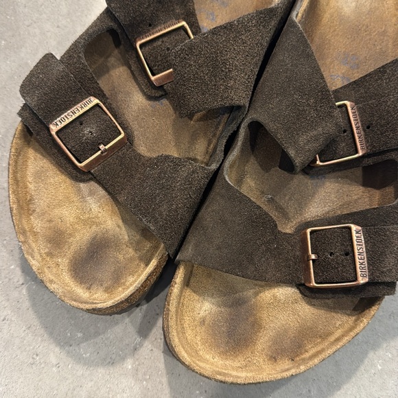 Birkenstock Men’s Arizona brown sandals. Size 45 or US Men’s 12 - Picture 4 of 12